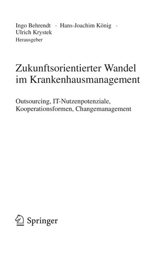 Zukunftsorientierter Wandel im Krankenhausmanagement
