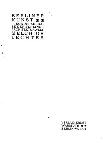 Melchior Lechter