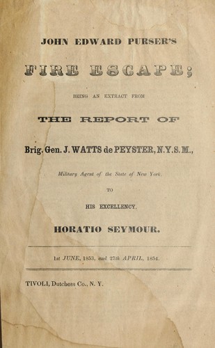 John Edward Purser's fire escape