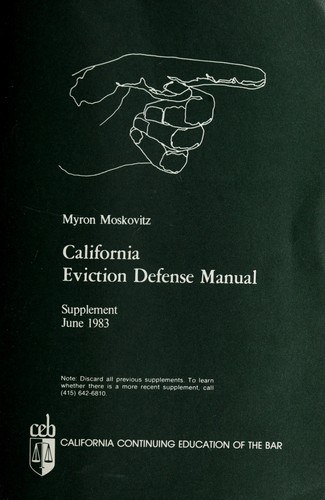 California eviction defense manual