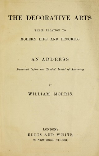 The decorative arts