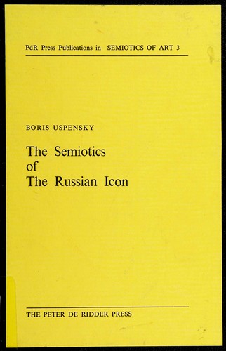 The semiotics of the Russian icon