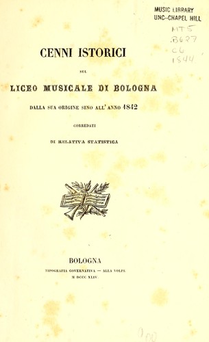 Cenni istorici sul Liceo musicale di Bologna