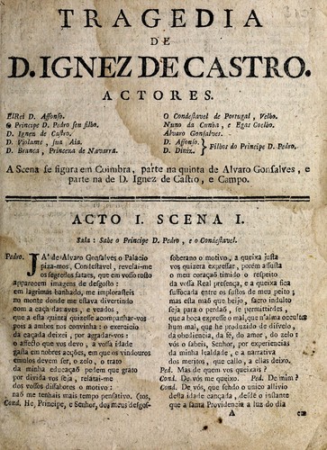 Tragédia de D. Ignez de Castro
