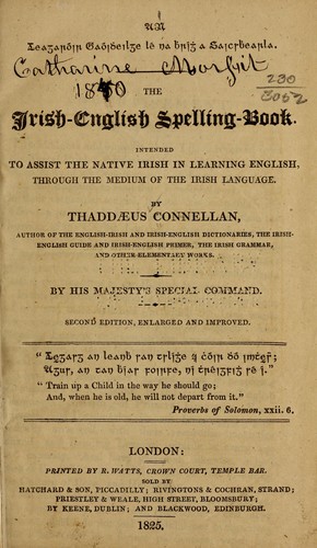 An teagaróir Gaóidheilig lé na bhrígh a Saicsbhearla