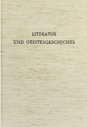 Literatur und Geistesgeschichte