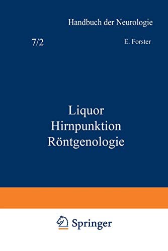 Liquor Hirnpunktion Röntgenologie