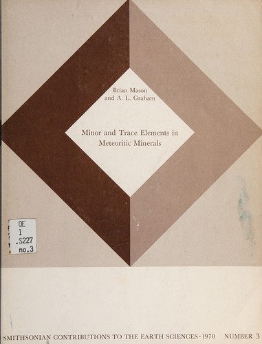 Minor and trace elements in meteoritic minerals