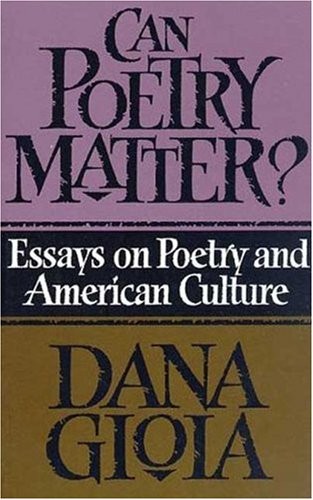 Can Poetry Matter?