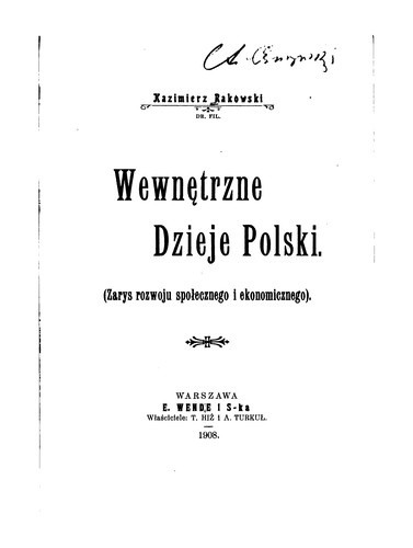 Wewnętrzne dzieje Polski