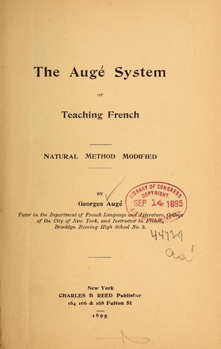 The Augé system of teaching French