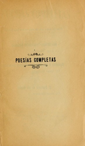 Poesías completas de Ricardo Palma
