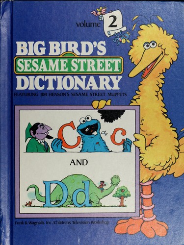 Big Bird's Sesame Street dictionary