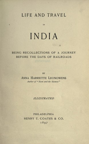 Life and travel in India