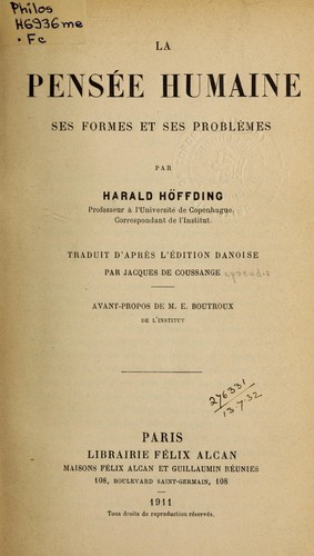La pensée humaine