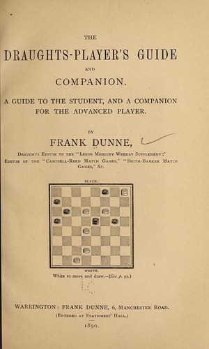 The draughts-player's guide and companion