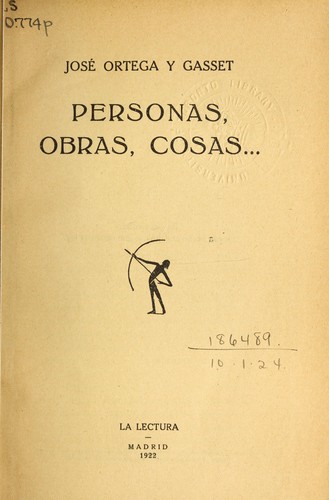 Personas, obras, cosas