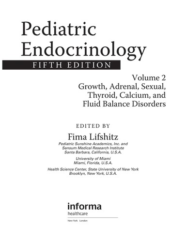 Pediatric endocrinology
