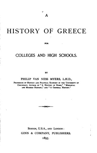 A history of Greece