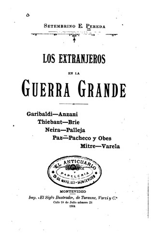 Los extranjeros en la guerra grande