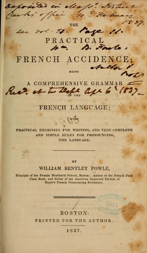 The practical French accidence