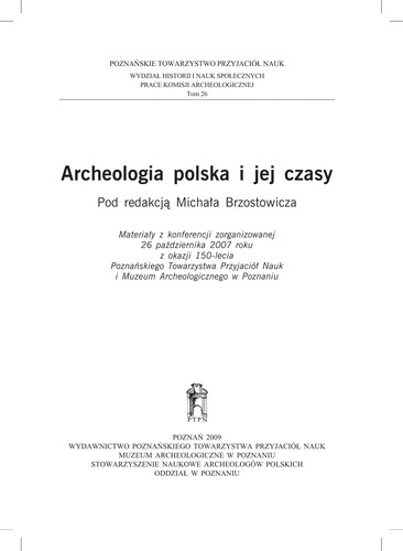 Archeologia polska i jej czasy