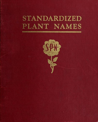 Standardized plant names