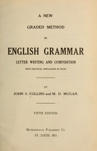 A new graded method in English grammar