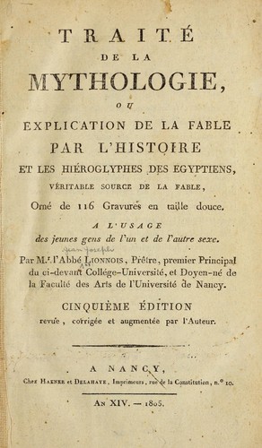 Traité de la mythologie