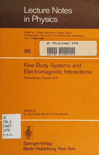 Few body systems and electromagnetic interactions