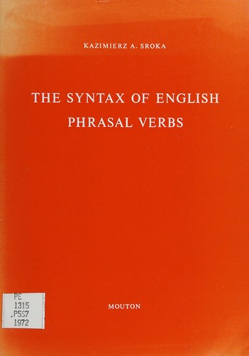 The syntax of English phrasal verbs