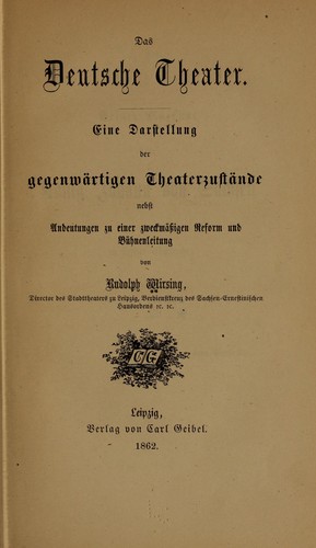 Das deutsche theater