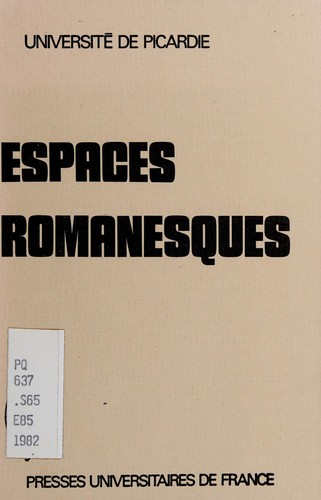 Espaces romanesques