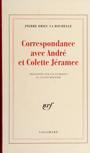 Correspondance avec André et Colette Jéramec