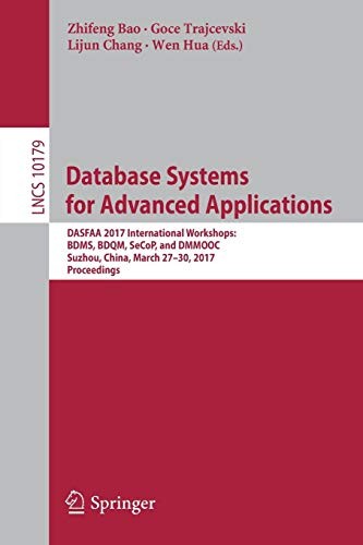 Database Systems for Advanced Applications : DASFAA 2017 International Workshops