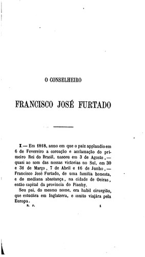 O conselheiro Francisco José Furtado