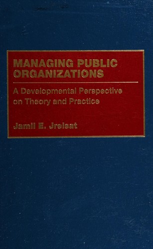 Managing public organizations