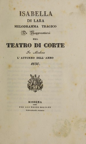 Isabella di Lara