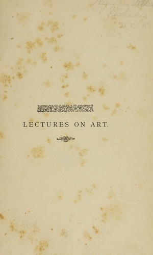 Lectures on art