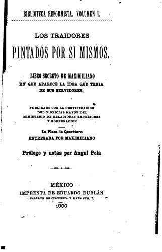 Los traidores pintados por si mismos