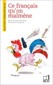 Ce français qu'on malmène