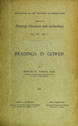 Readings in Gower