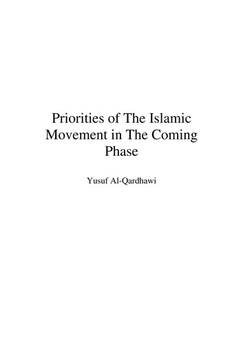Priorities of the Islamic movement in the coming phase