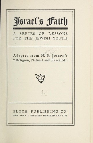 Israel's faith