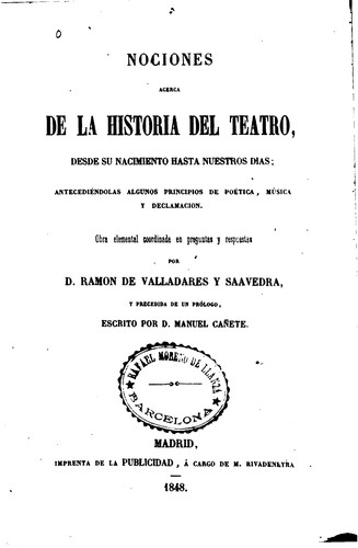 Nociones acerca de la historia del teatro, desde su nacimineto hasta nuestros dias