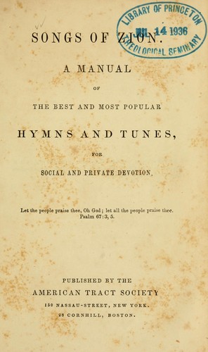 Songs of Zion