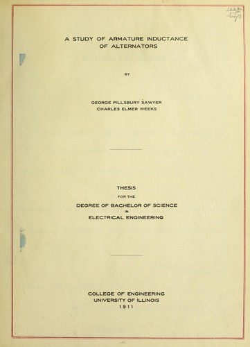 A study of armature inductance of alternators