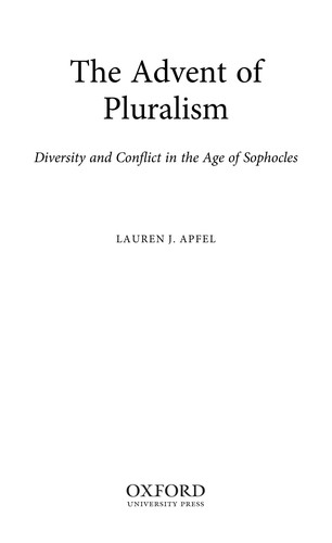 The advent of pluralism