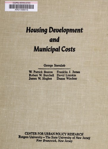 Housing development and municipal costs