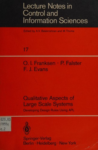 Qualitative aspects of large scale systems